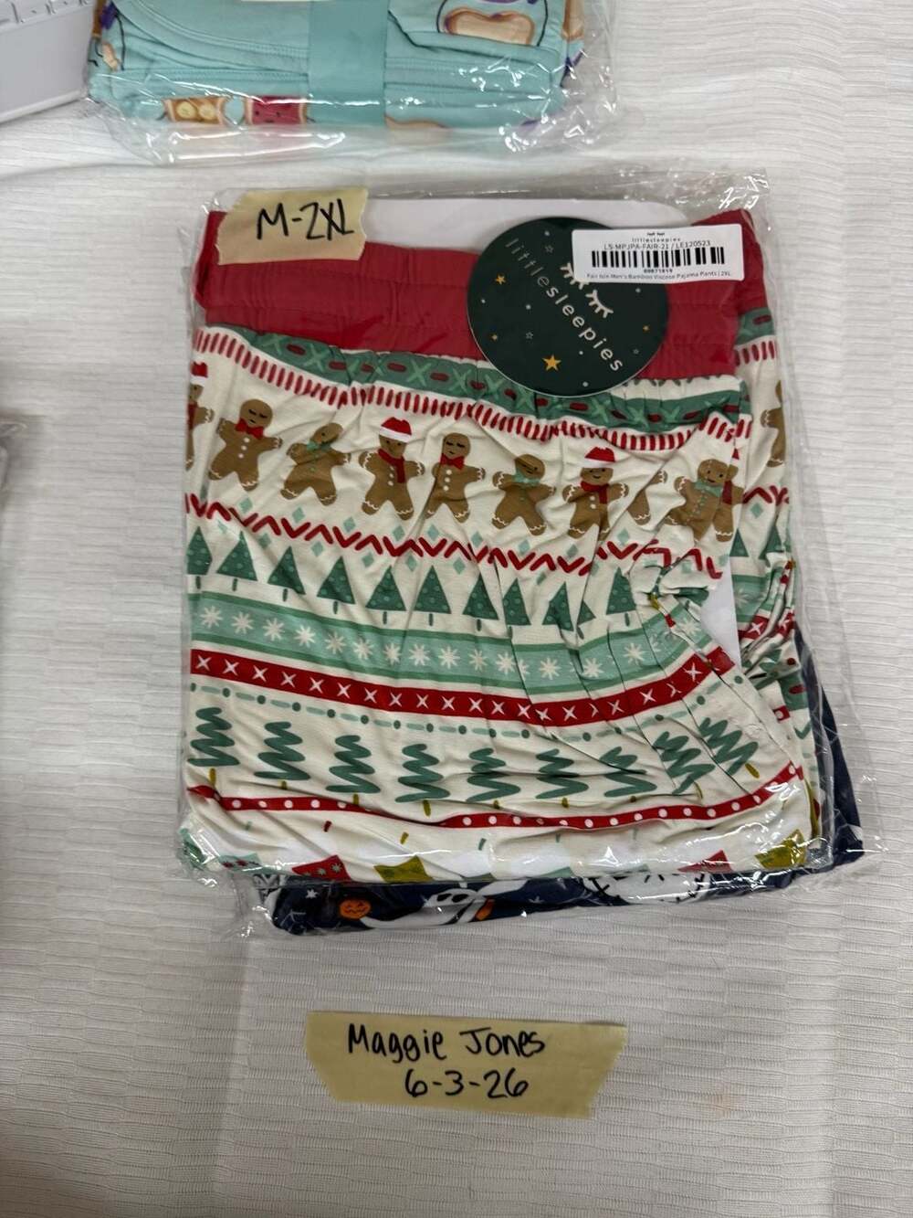 Little Sleepies Holiday Fair Isle Men's Bamboo Viscose Pajama Pants